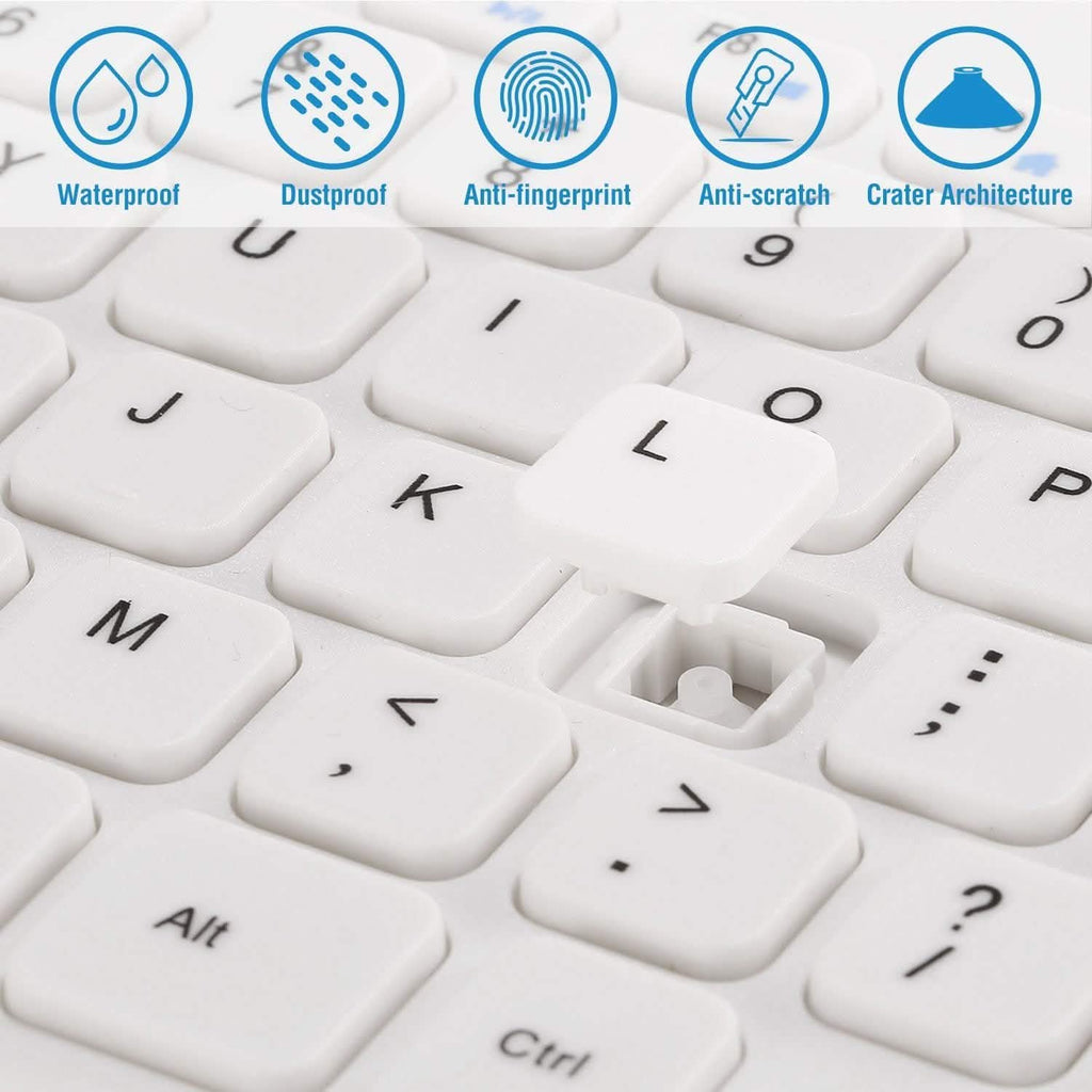 Clavier et souris sans fil 2,4 GHz Clavier et souris multimédia miniatures