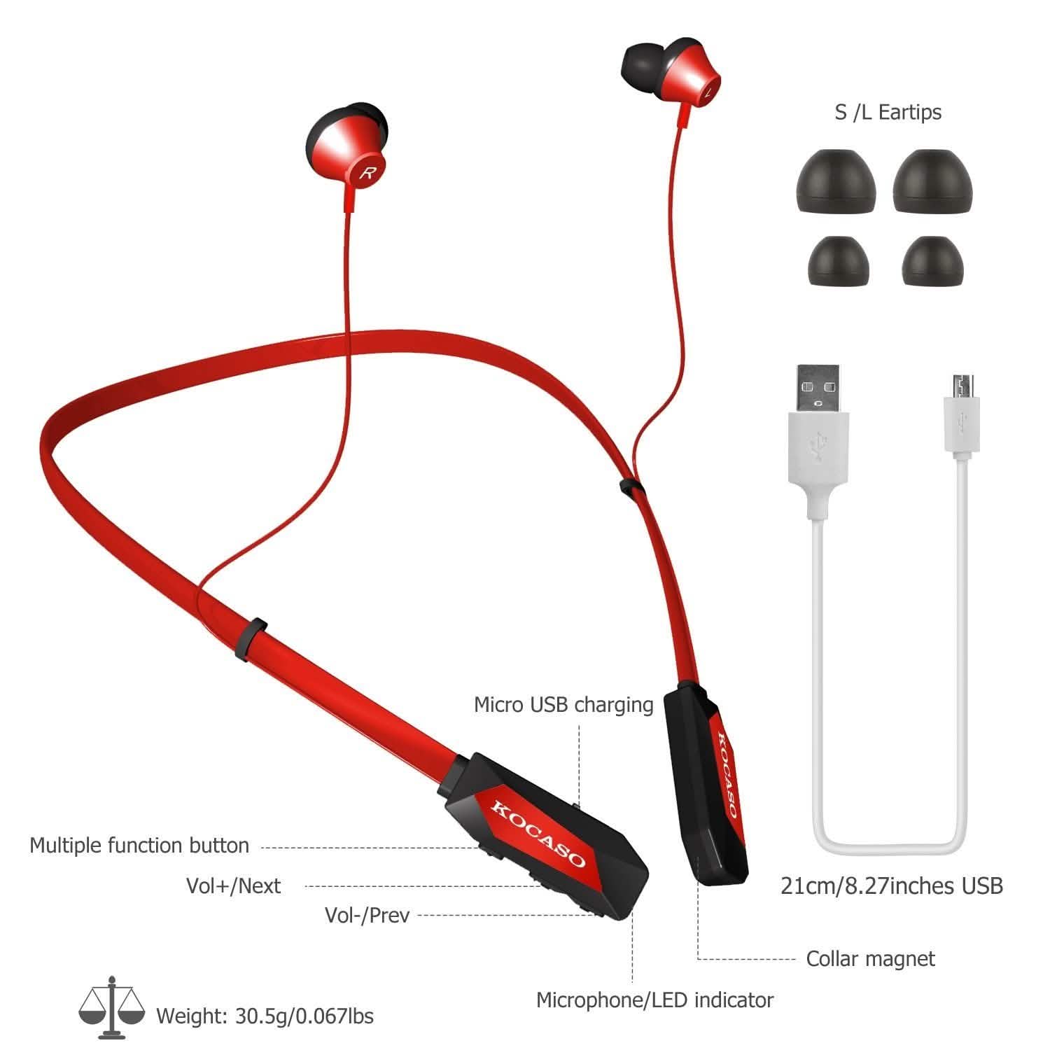Casque sans fil tour de cou V