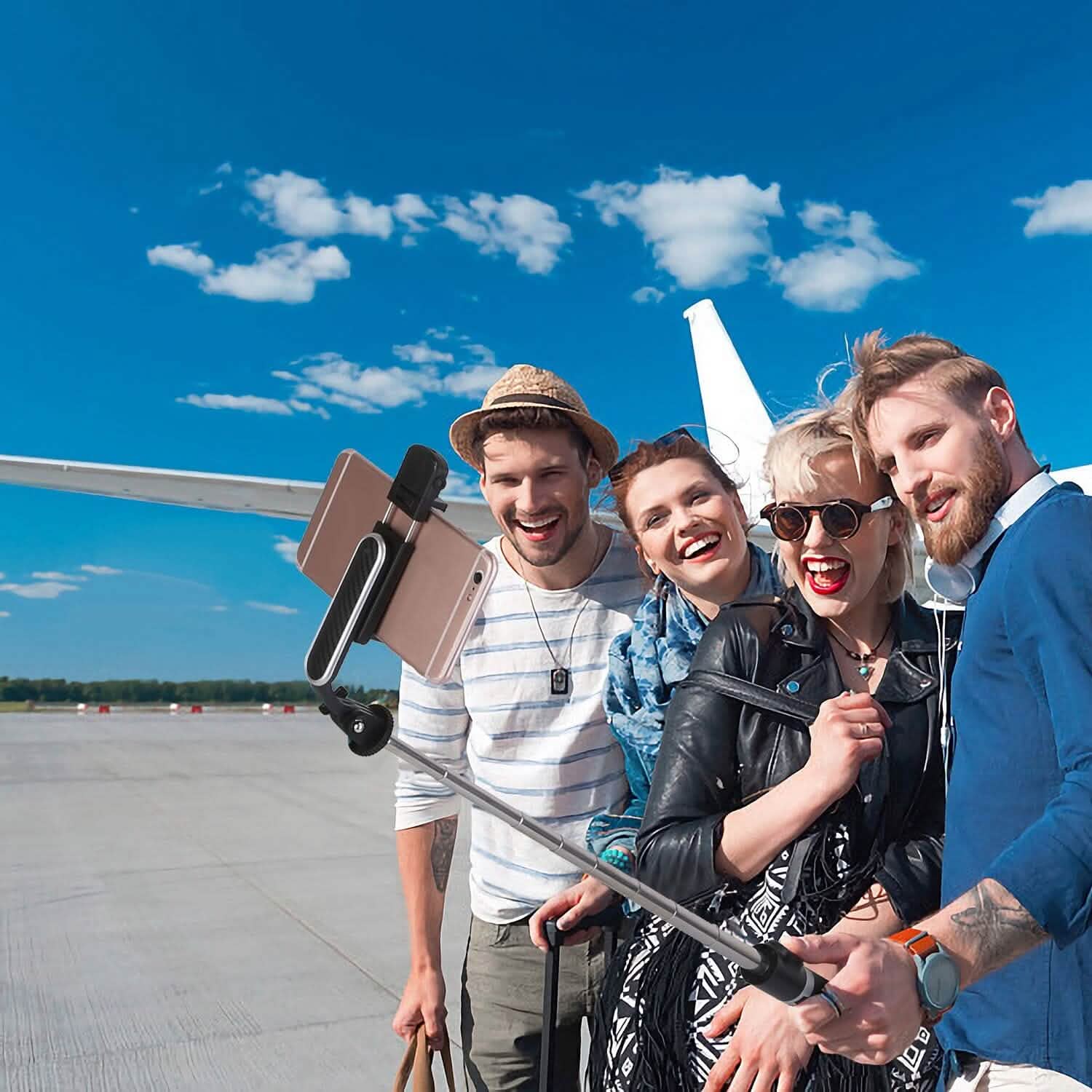 Perche à selfie trépied sans fil