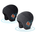 Bonnet sans fil V5.0 avec écouteurs rechargeable par USB