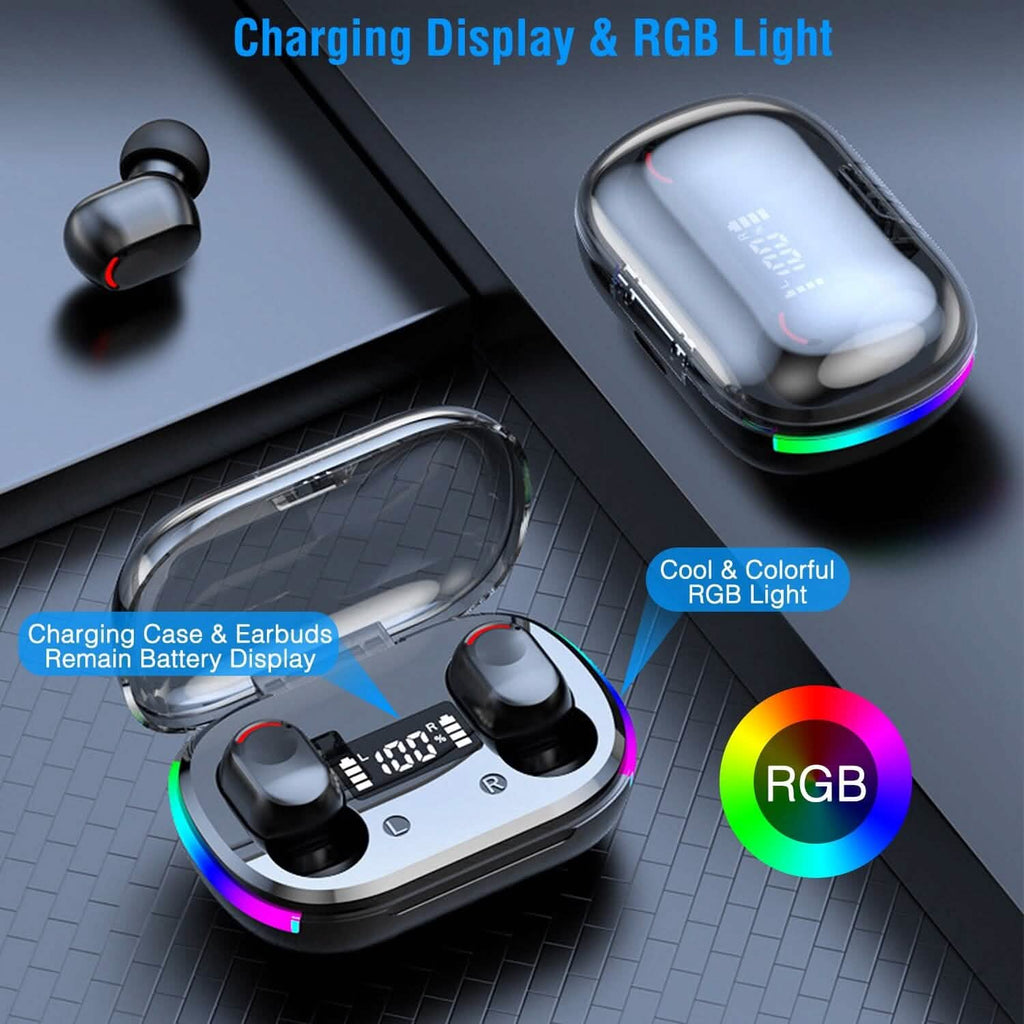 Écouteurs sans fil TWS V5.3 intra-auriculaires stéréo