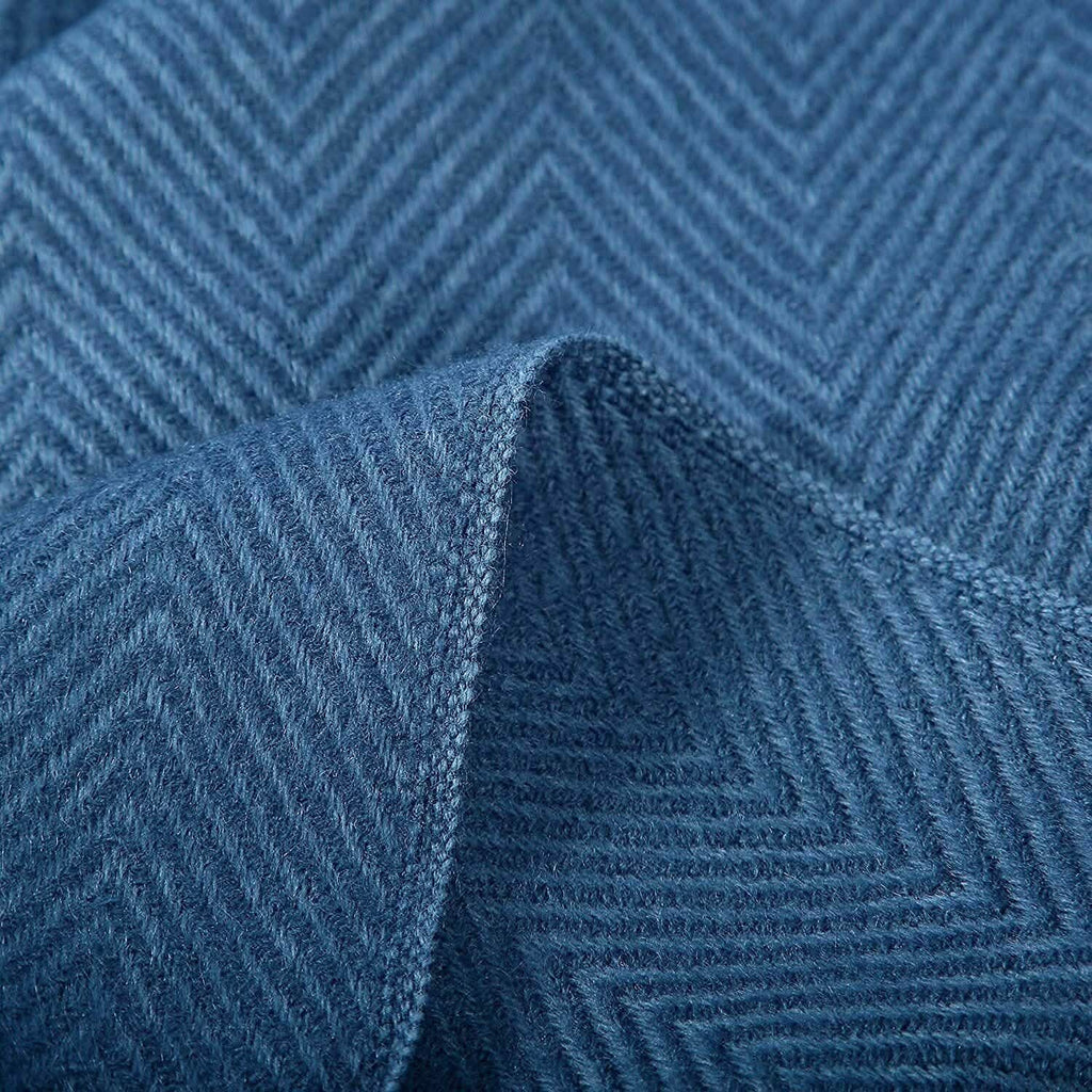 Jeté de lit à motif chevron 100 % acrylique Wisley Home
