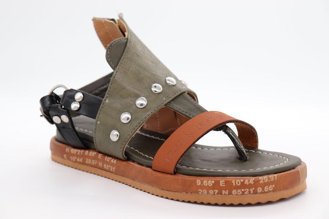 Sandales Femme Plates Décontractées Été Sandales Femme Mode Tongs Sandales Élégantes Chaussures Plateforme en Cuir Synthétique Claquettes Mode Sandales Légères Tapis de Yoga Athlétique Femmes Claquettes à Coussin Épais à Enfiler