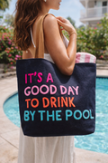 Sac cabas Navy Poolside Bliss