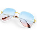 Lunettes de soleil pour femmes en polycarbonate UV 400 pour l'aviation
