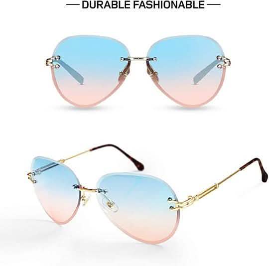 Lunettes de soleil d'aviation pour femme - Polycarbonate UV 400 Branches réglables