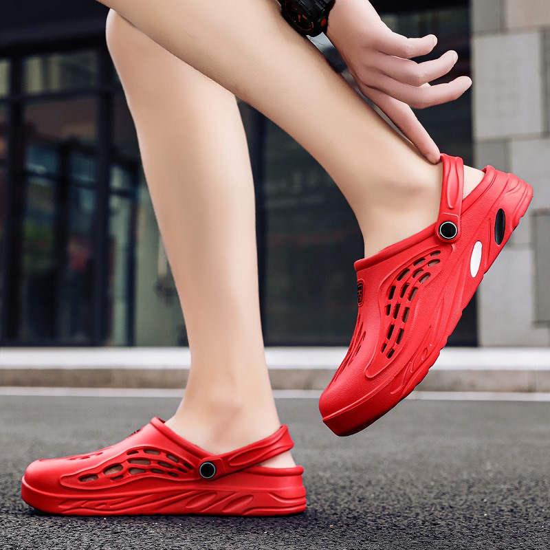 Chaussons de plage pour femmes Tongs Sandales d'été Chaussures pour hommes Tennis Travail Entraînement Sabots unisexes Chaussures de jardinage Chaussons d'été Coussin Légers Confortables