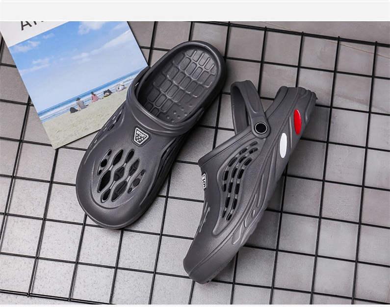 Chaussons de plage pour femmes Tongs Sandales d'été Chaussures pour hommes Tennis Travail Entraînement Sabots unisexes Chaussures de jardinage Chaussons d'été Coussin Légers Confortables
