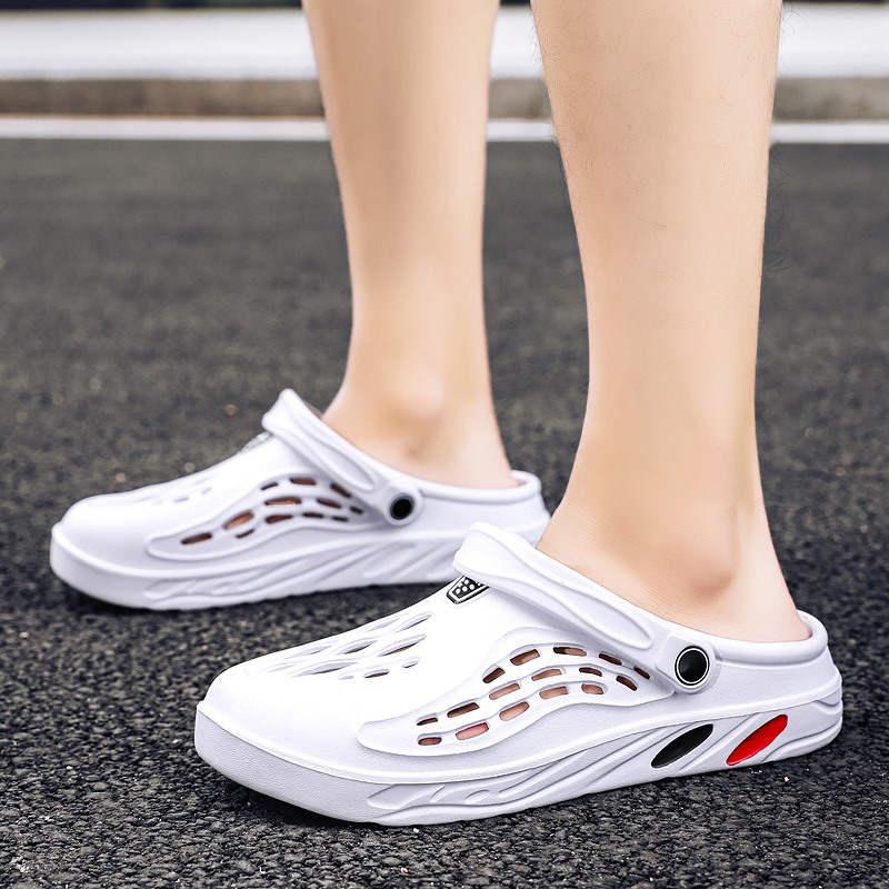 Chaussons de plage pour femmes Tongs Sandales d'été Chaussures pour hommes Tennis Travail Entraînement Sabots unisexes Chaussures de jardinage Chaussons d'été Coussin Légers Confortables