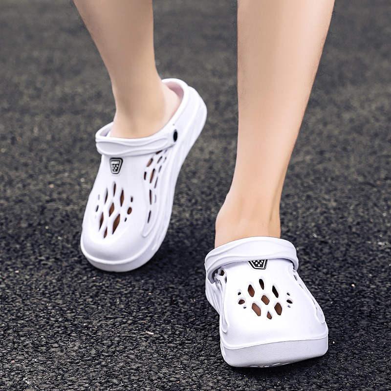 Chaussons de plage pour femmes Tongs Sandales d'été Chaussures pour hommes Tennis Travail Entraînement Sabots unisexes Chaussures de jardinage Chaussons d'été Coussin Légers Confortables