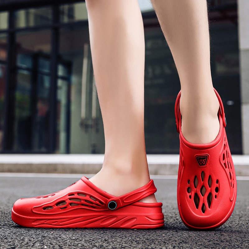 Chaussons de plage pour femmes Tongs Sandales d'été Chaussures pour hommes Tennis Travail Entraînement Sabots unisexes Chaussures de jardinage Chaussons d'été Coussin Légers Confortables