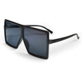 Lunettes de soleil carrées à grande monture pour femmes
