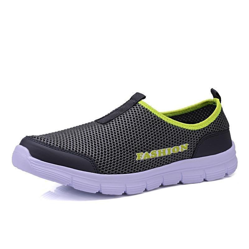 Chaussures décontractées en maille respirante pour femmes et hommes, baskets d'été, chaussures de course pour hommes, chaussures de marche ultra-légères et respirantes à enfiler, chaussures athlétiques antidérapantes, espadrilles à la mode