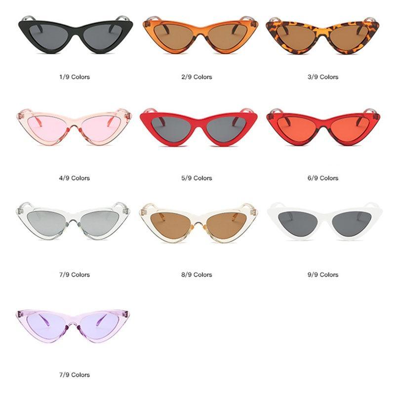 Lunettes de soleil pour femmes, élégantes, noires, d'été, style œil de chat, nouvelles, populaires, petites lunettes de soleil pour femmes, lunettes rétro d'été