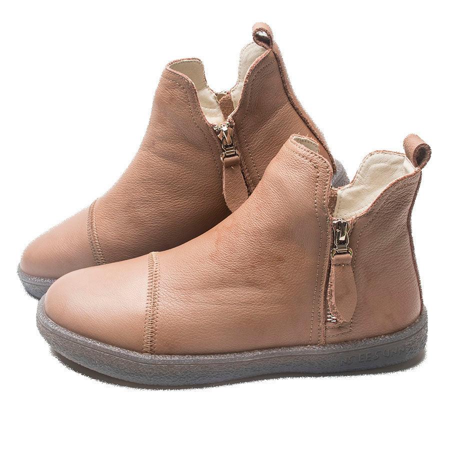 Bottes courtes pour femmes en cuir véritable, fourrure chaude, imperméables, à enfiler, super confortables, chaussures d'automne et d'hiver, gardent au chaud, semelle antidérapante et douce, doublure en fourrure chaude, bottines d'hiver.