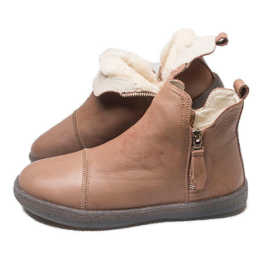 Bottes courtes pour femmes en cuir véritable, fourrure chaude, imperméables, à enfiler, super confortables, chaussures d'automne et d'hiver, gardent au chaud, semelle antidérapante et douce, doublure en fourrure chaude, bottines d'hiver.