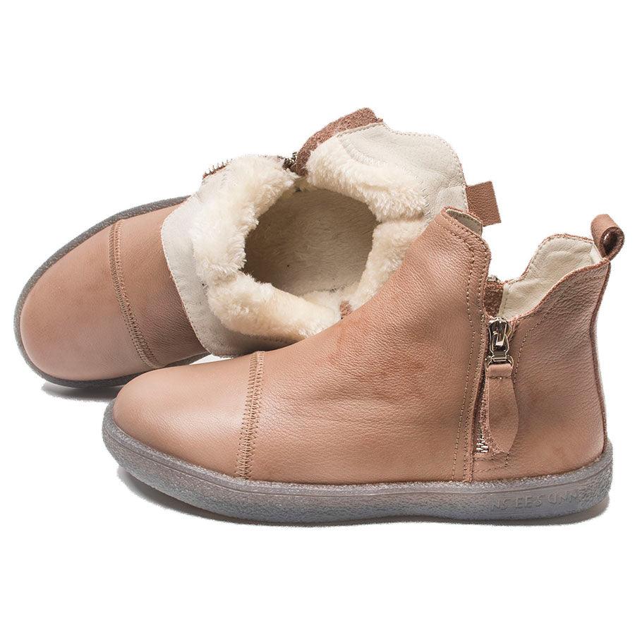 Bottes courtes pour femmes en cuir véritable, fourrure chaude, imperméables, à enfiler, super confortables, chaussures d'automne et d'hiver, gardent au chaud, semelle antidérapante et douce, doublure en fourrure chaude, bottines d'hiver.