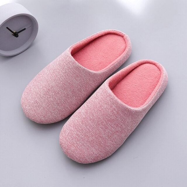 Chaussons d'intérieur en peluche doux et mignons en coton pour femmes, chaussures antidérapantes pour la maison, chaussons de chambre en coton pour femmes et hommes, chaussures lavables antidérapantes pour la maison, le voyage, le spa et l'hôtel