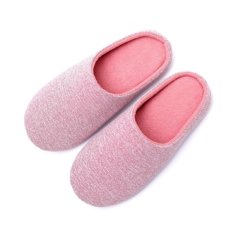 Chaussons d'intérieur en peluche doux et mignons en coton pour femmes, chaussures antidérapantes pour la maison, chaussons de chambre en coton pour femmes et hommes, chaussures lavables antidérapantes pour la maison, le voyage, le spa et l'hôtel