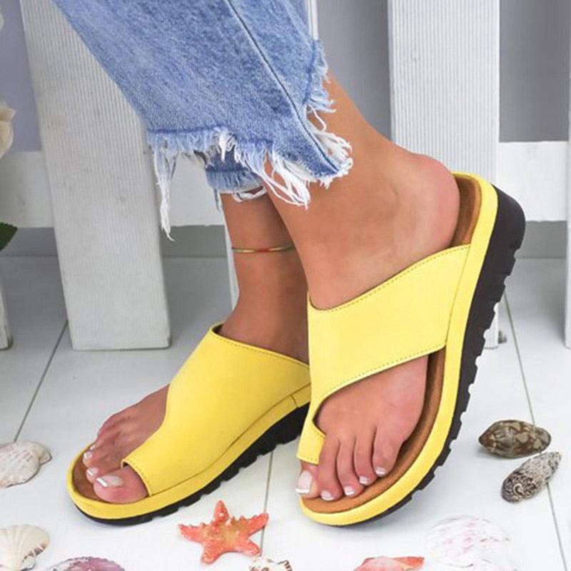 Chaussures en Cuir pour Femme, Confortables, Plateforme, Semelle Plate, Décontractées, Souples, à Bout Ouvert, Sandales à Semelle Plate, Douces, à Anneau d'Orteil, Uniques, Modernes, pour l'Été et la Plage
