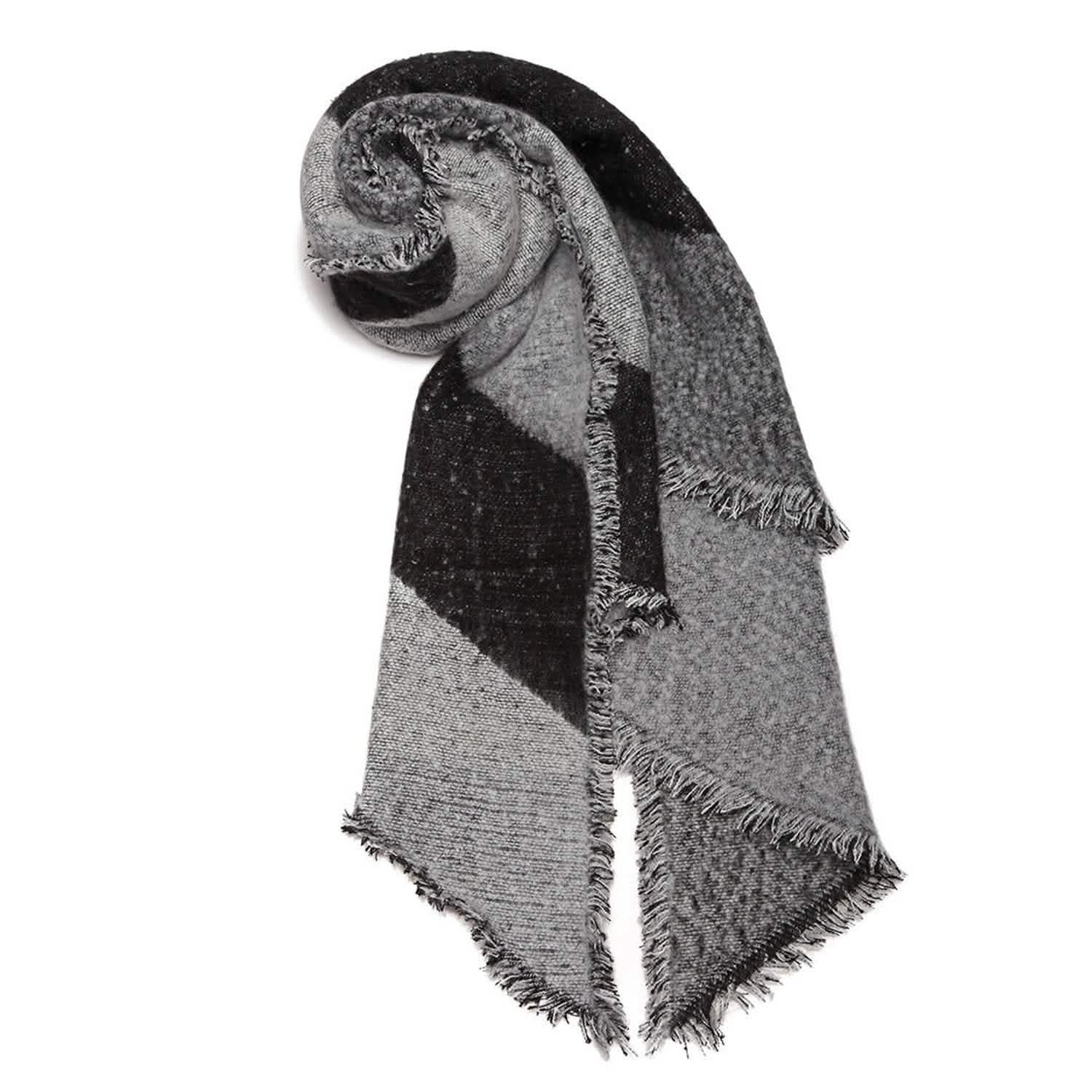 Châle long et doux en tricot pour femme, plaid couverture cape extra épaisse