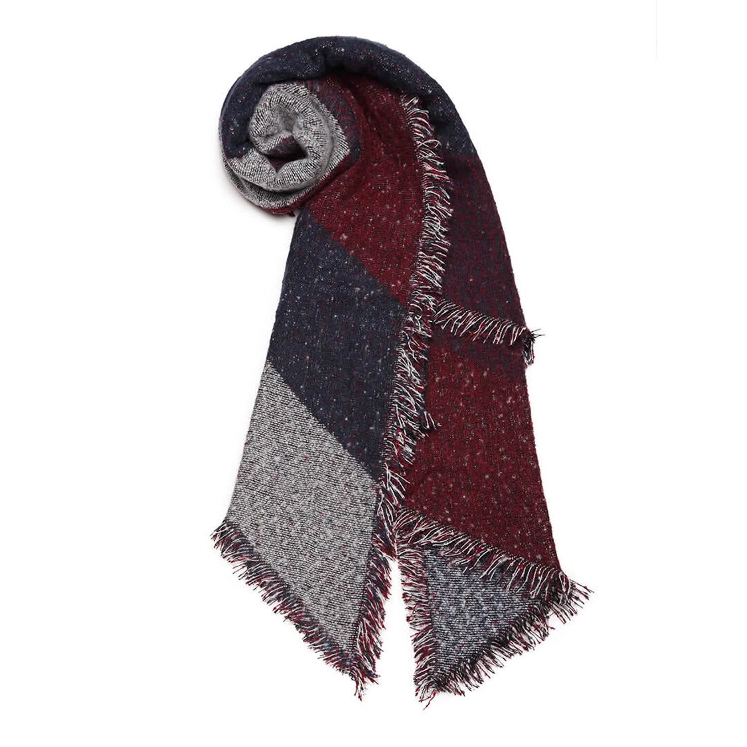 Châle long et doux en tricot pour femme, plaid couverture cape extra épaisse