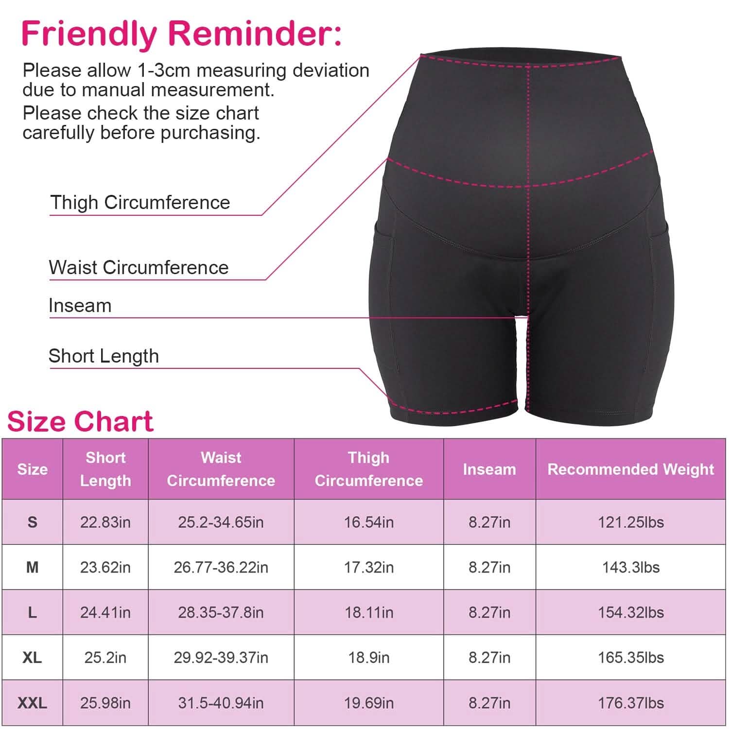 Shorts de grossesse sans couture pour femme