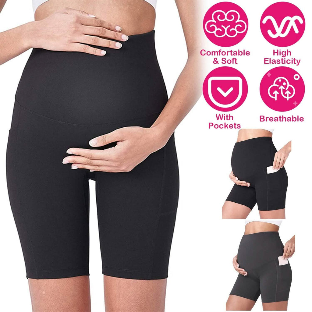 Shorts de grossesse sans couture pour femme