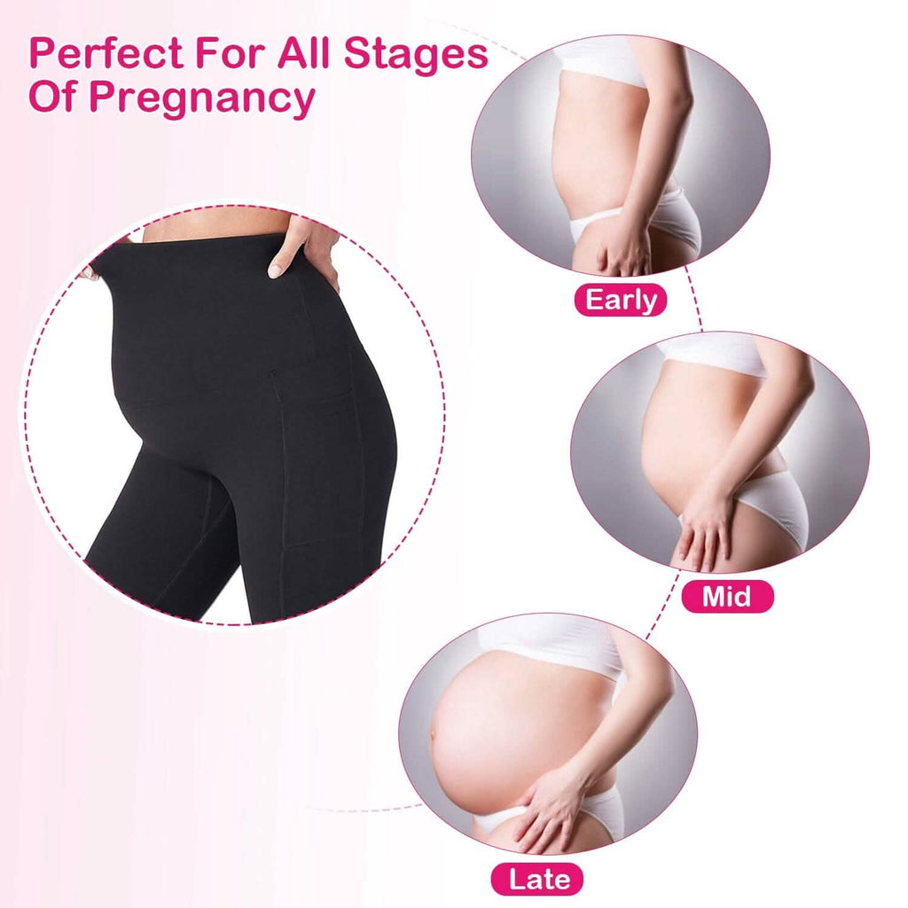 Shorts de grossesse sans couture pour femme