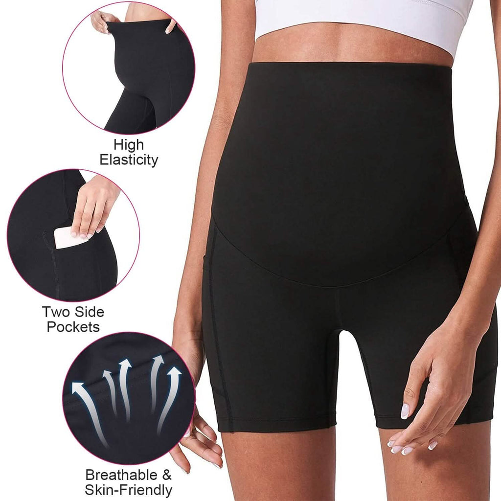 Shorts de grossesse sans couture pour femme
