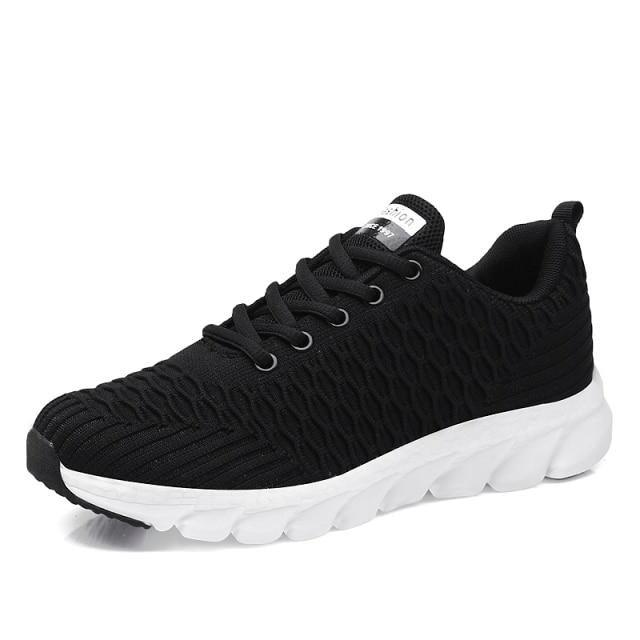 Baskets de course pour femmes Chaussures plates respirantes pour femmes Baskets décontractées légères à lacets Baskets légères décontractées d'extérieur en maille respirante Baskets de sport à la mode pour femmes