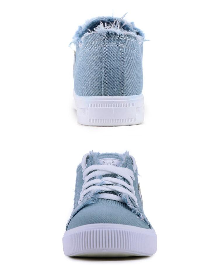 Baskets classiques d'été respirantes en toile pour femmes, chaussures décontractées à lacets pour l'extérieur, baskets basses en toile blanches pour hommes et femmes