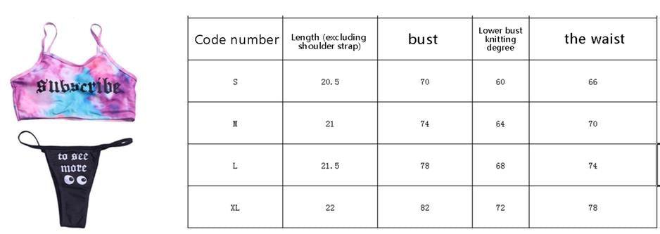 Maillots de bain drôles imprimés 2 pièces pour femmes Maillot de bain triangle festonné imprimé deux pièces pour femmes avec bas décolleté en V profond, coussinets de poitrine détachables, hauts à bretelles et bas triangulaires