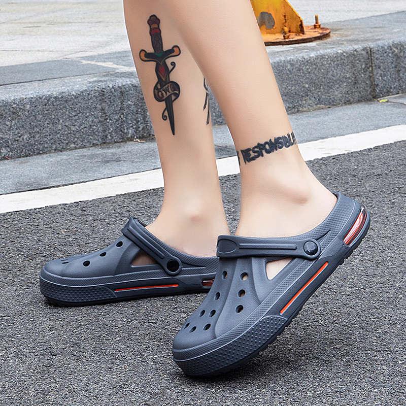 Tongs et sandales d'été pour femmes, chaussures de luxe pour hommes, sabots de jardin, sandales d'été légères antidérapantes pour la marche, chaussures de sport, sabots unisexes adultes pour piscine, plage, jardin.