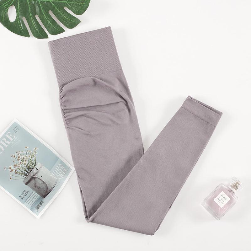 Pantalon de yoga sans couture pour femmes, leggings de sport taille haute, doux et élastiques, leggings sans couture sculptants taille haute, leggings de contrôle, leggings de fitness push-up pour femmes, leggings de sport amincissants