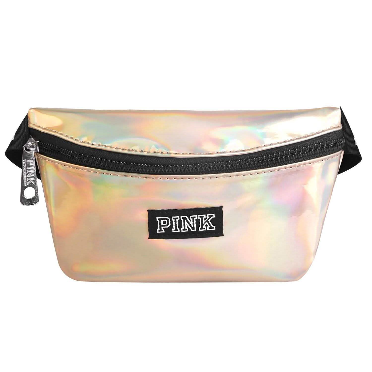 Sac banane en cuir brillant pour femme