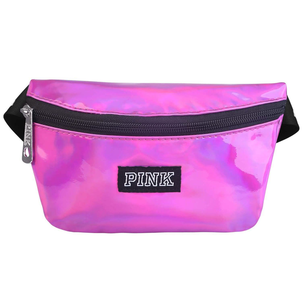 Sac banane en cuir brillant pour femme