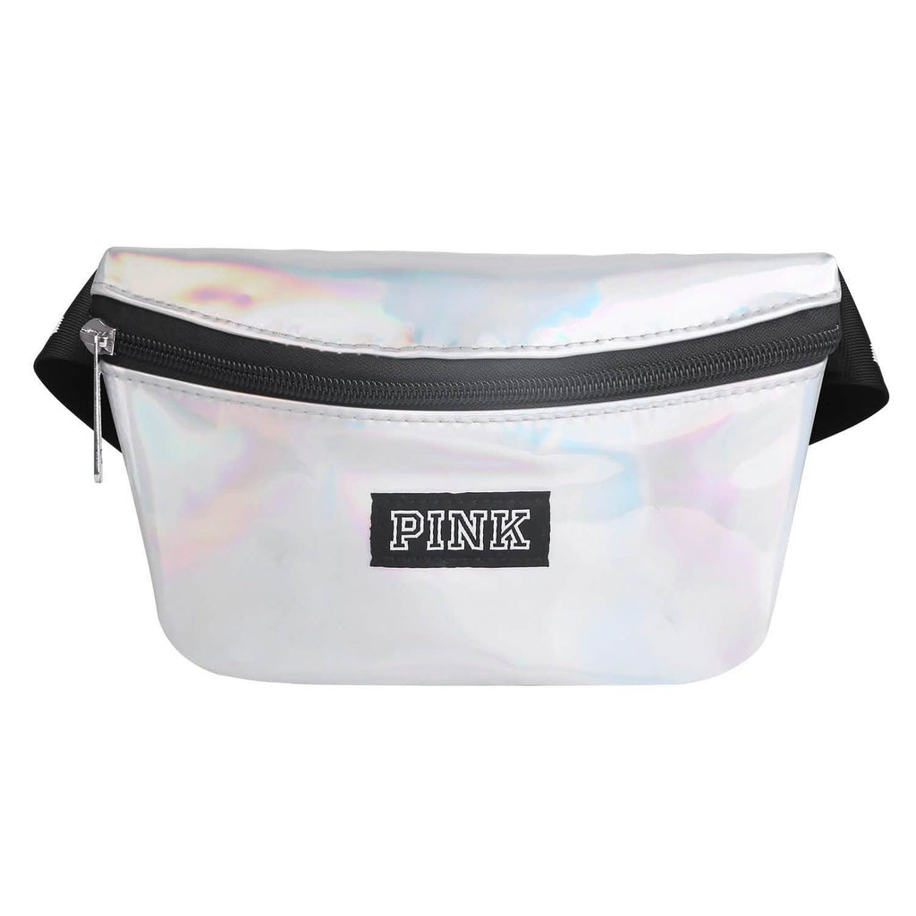 Sac banane en cuir brillant pour femme