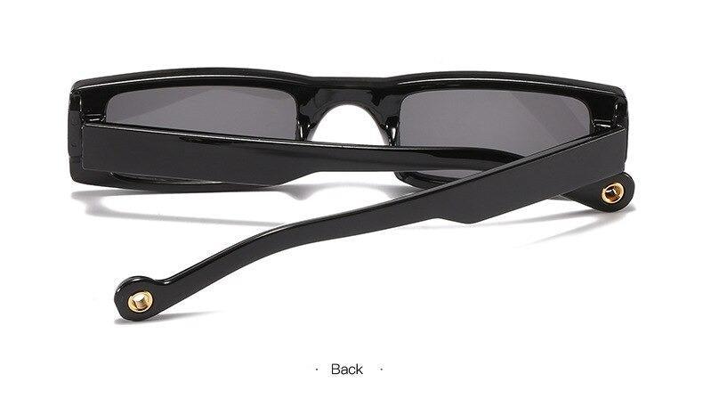 Lunettes de soleil rectangulaires de luxe pour femme, monture légère, verres élégants, protection UV400 pour l'extérieur, design tendance