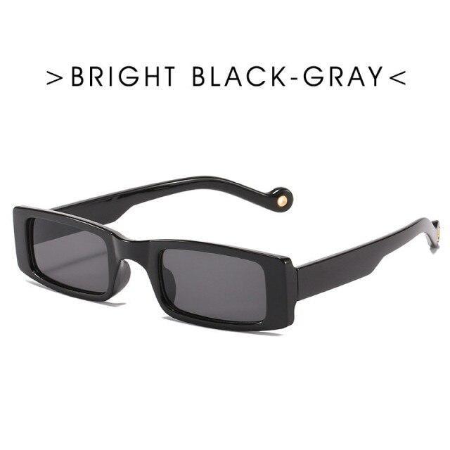 Lunettes de soleil rectangulaires de luxe pour femme, monture légère, verres élégants, protection UV400 pour l'extérieur, design tendance