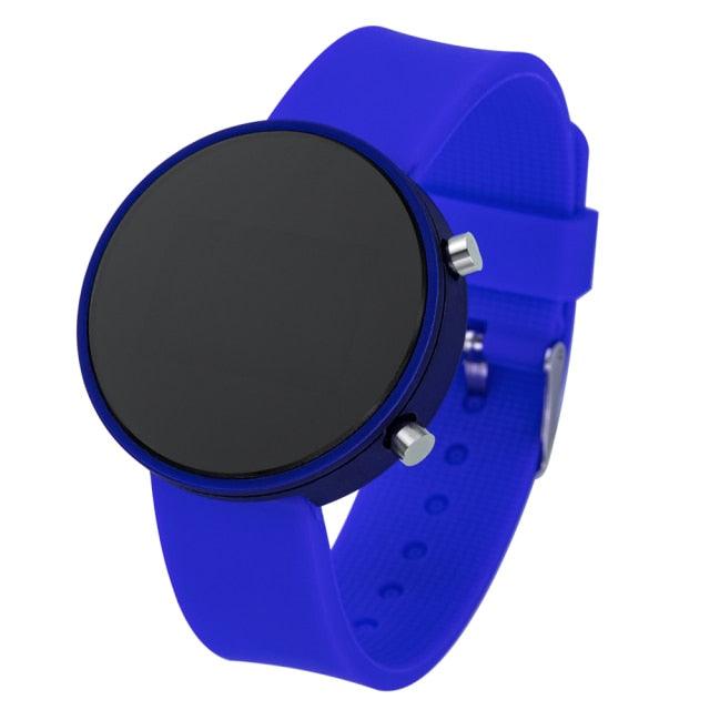 Montres LED Sportives Décontractées pour Femmes Montres Digitales Hommes Enfants Montre-Bracelet en Silicone Armée Militaire Montre Digitale Grand Cadran Sport Militaire Montres Unisexe pour Hommes Femmes Écran LED Décontractée Lumineuse Chronomètre