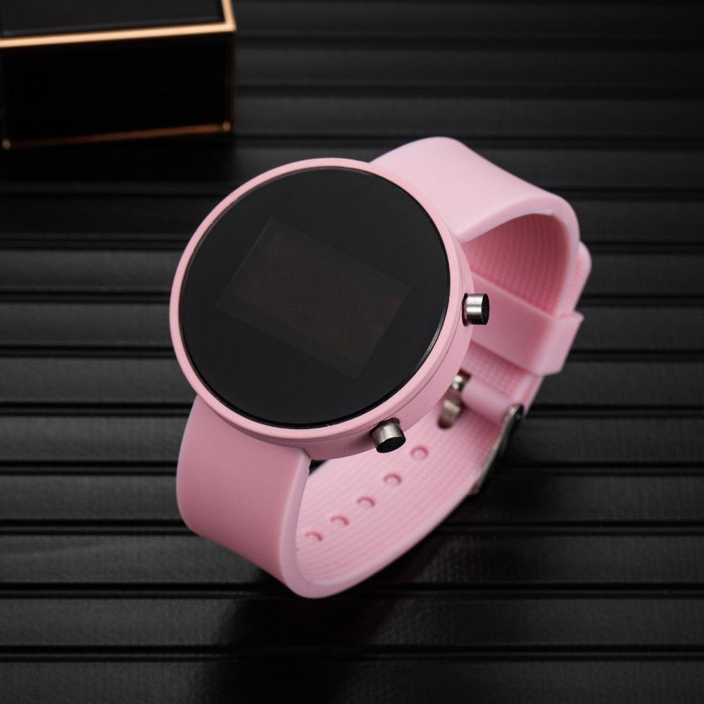 Montres LED Sportives Décontractées pour Femmes Montres Digitales Hommes Enfants Montre-Bracelet en Silicone Armée Militaire Montre Digitale Grand Cadran Sport Militaire Montres Unisexe pour Hommes Femmes Écran LED Décontractée Lumineuse Chronomètre