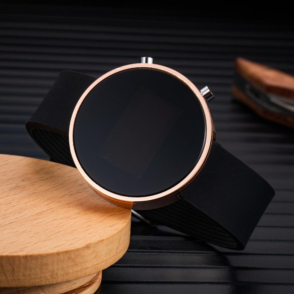 Montres LED Sportives Décontractées pour Femmes Montres Digitales Hommes Enfants Montre-Bracelet en Silicone Armée Militaire Montre Digitale Grand Cadran Sport Militaire Montres Unisexe pour Hommes Femmes Écran LED Décontractée Lumineuse Chronomètre