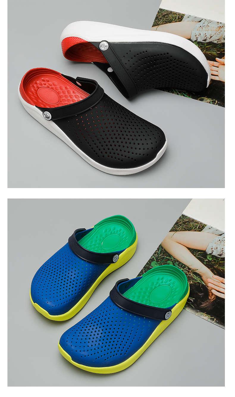 Femmes Été Tongs Sandales Chaussures de Plage Femme Sabots de Jardin Décontractées Chaussures Confortables Chaussures d'Eau Sandales Claquettes pour Travail Gym Plage