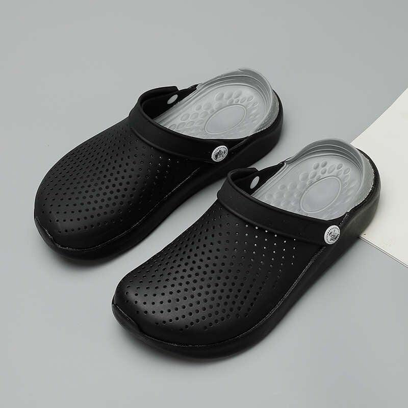 Femmes Été Tongs Sandales Chaussures de Plage Femme Sabots de Jardin Décontractées Chaussures Confortables Chaussures d'Eau Sandales Claquettes pour Travail Gym Plage