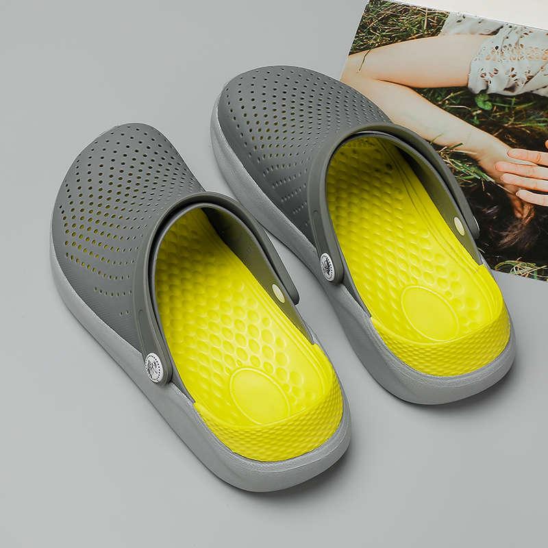 Femmes Été Tongs Sandales Chaussures de Plage Femme Sabots de Jardin Décontractées Chaussures Confortables Chaussures d'Eau Sandales Claquettes pour Travail Gym Plage