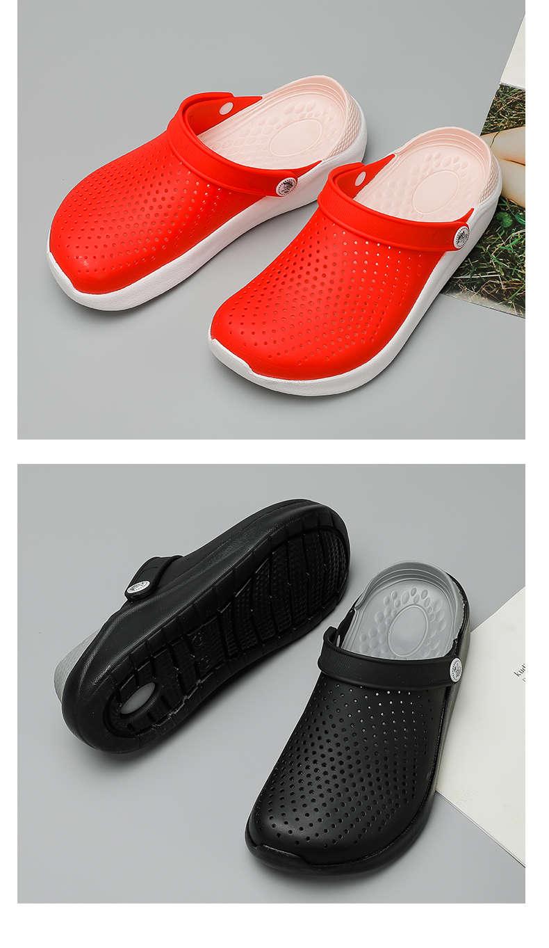 Femmes Été Tongs Sandales Chaussures de Plage Femme Sabots de Jardin Décontractées Chaussures Confortables Chaussures d'Eau Sandales Claquettes pour Travail Gym Plage