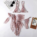 Maillot de bain femme de haute qualité, ensemble bikini string, maillot de bain femme, ensemble 3 pièces.