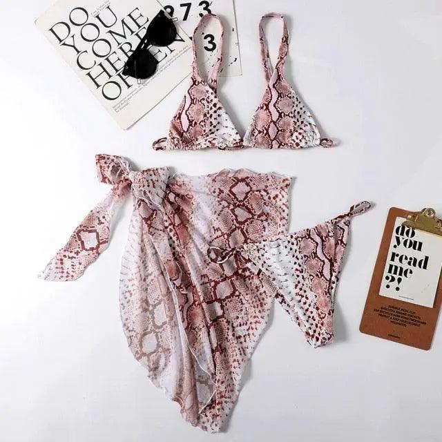 Maillot de bain femme de haute qualité, ensemble bikini string, maillot de bain femme, ensemble 3 pièces.