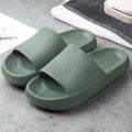 Chaussons épais à plateforme pour femmes, mode d'été, semelle souple en EVA, sandales de plage, chaussures de maison douces à bout ouvert, antidérapantes, pour la douche, le spa, la piscine, la salle de sport, pour l'intérieur et l'extérieur